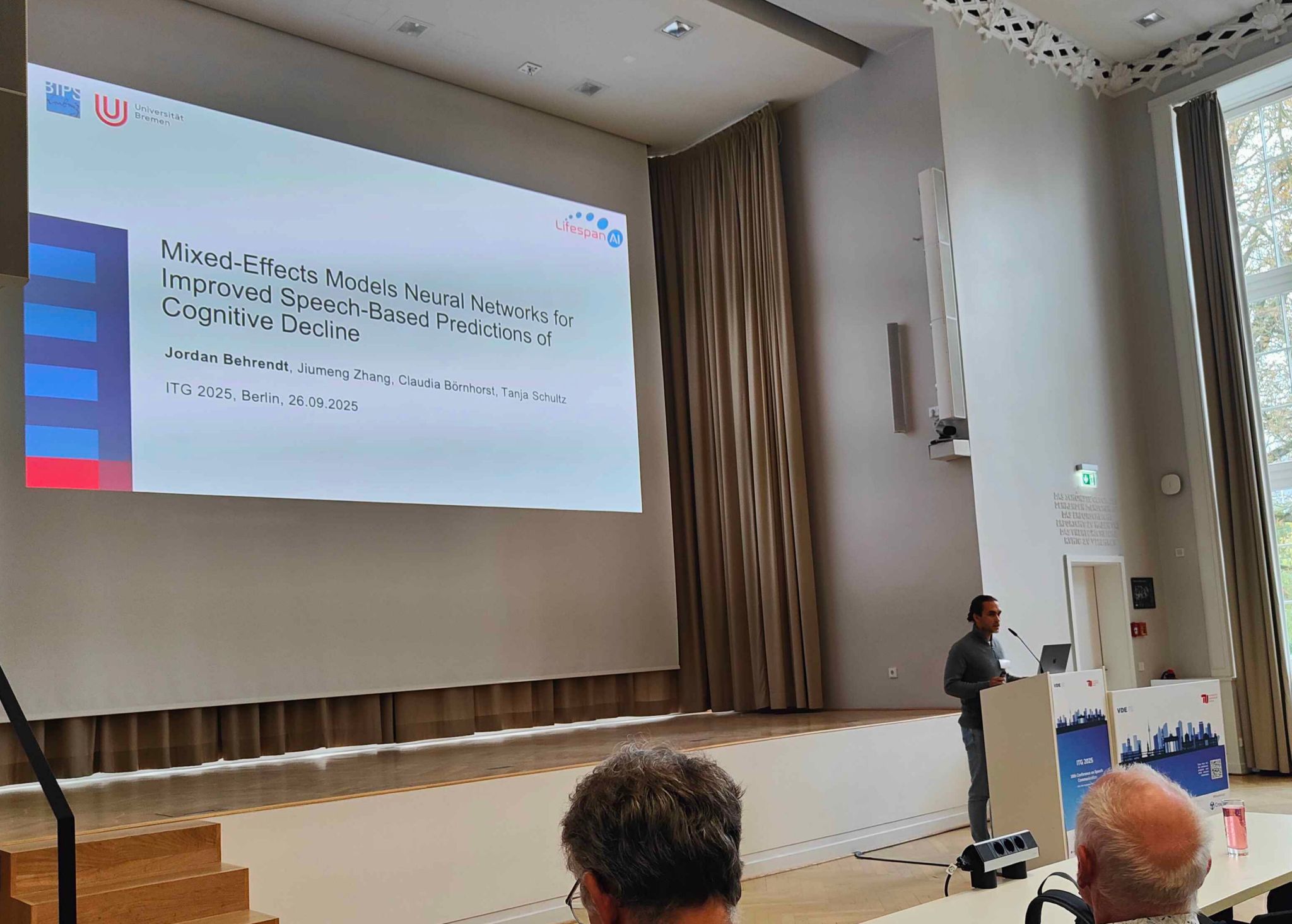 Jordan Behrendt presents study on mixed-effects neural networks for ...